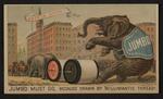Trade card: Set of nine trade cards featuring Jumbo the Elephant (card 9)