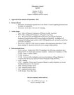 2011-10-12 Agenda