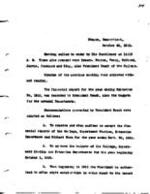 1915-10-20 Board of Trustees Meeting Minutes