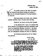 1921-10-19 Board of Trustees Meeting Minutes