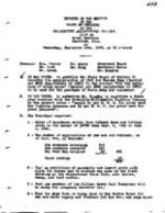 1926-09-15 Board of Trustees Meeting Minutes