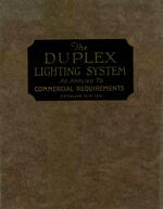Duplex lighting system as applied to commercial requirements, Page 1
