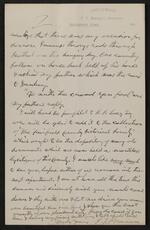 Letter: To Friend Wildman from P.T. Barnum, July 16, 1886 (page 3)