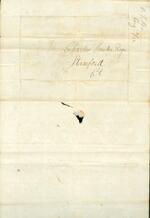  Letter: To Charles Hawley from P.T. Barnum regarding Barnum's libel suit, August 8, 1832 (verso)