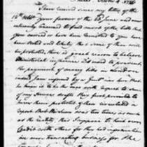Silas Deane Papers: Correspondence Robert Morris to Silas Deane 1776 October 4, December 4